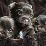 Chocolate Yorkshire Terrier Puppies